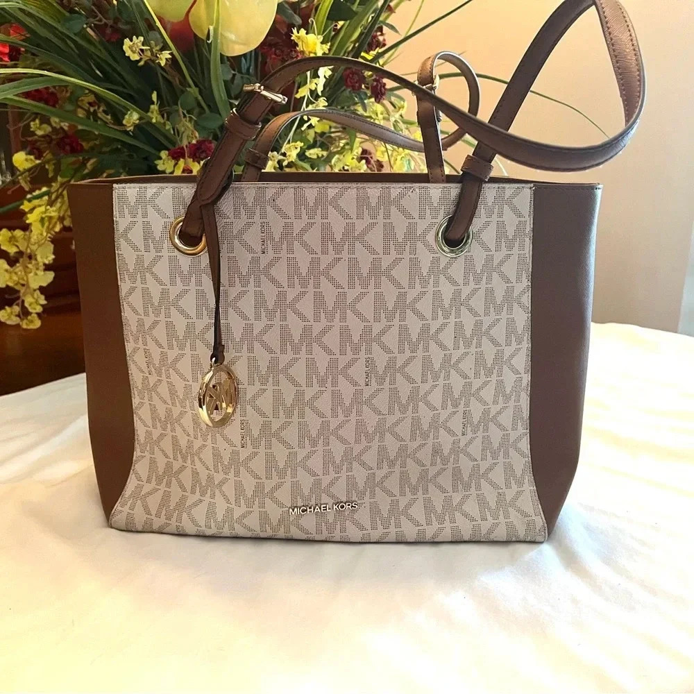 Authentic Michael Kors Leather Satchel
